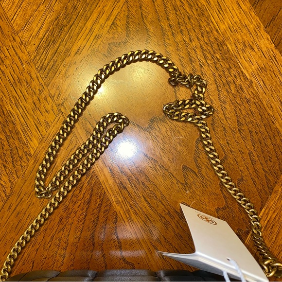 NWT Tory Burch Kira Square Crossbody in Black - Picture 5 of 10